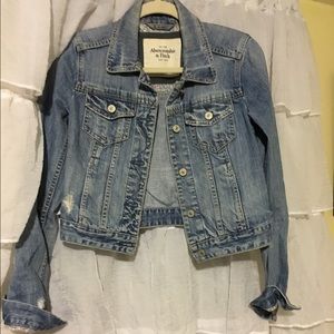 Abercrombie Denim Crop Jacket